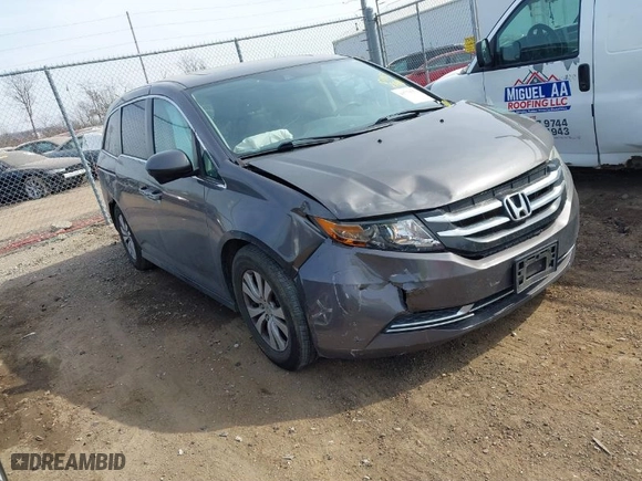 2016 Honda Odyssey EX-L with VIN 5FNRL5H63GB098523, listed as a IAAI auction lot 41779553 with NaN miles. Bid and sale history available at carsss.com. Image 1.