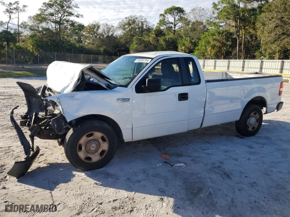 2007 Ford F-150 XL with VIN 1FTPF12VX7NA18868, listed as a Copart auction lot 85930704 with 88,546 mi miles and Salvage Title. Bid and sale history available at carsss.com. Image 1.