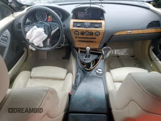 2005 BMW 6 Series 645Ci with VIN WBAEK73435B323782, listed as a Copart auction lot 85145854 with 103,941 mi miles and Salvage Title. Bid and sale history available at carsss.com. Image 8.