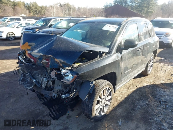 2016 Jeep Compass High Altitude Edition with VIN 1C4NJDEB8GD550196, listed as a IAAI auction lot 41421266 with 70,927 mi miles. Bid and sale history available at carsss.com. Image 2.