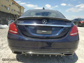 2015 Mercedes-Benz C-Class C 300 with VIN 55SWF4JB2FU078000, listed as a Copart auction lot 53239915 with 105,783 mi miles and Salvage Title. Bid and sale history available at carsss.com. Image 6.
