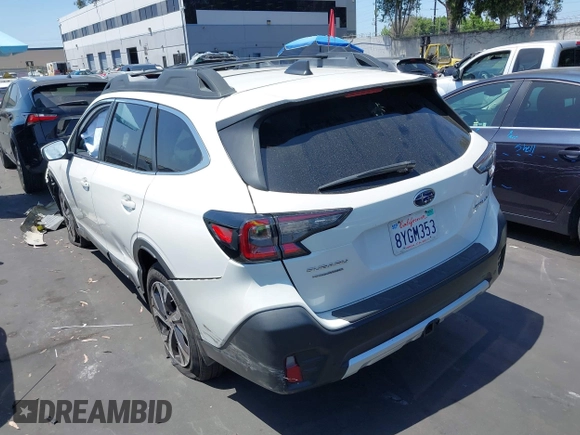 2022 Subaru Outback Limited с VIN 4S4BTANC3N3128968, выставлен на аукционе IAAI как лот 42507507 с пробегом 72 560 миль миль и . История ставок и продаж доступна на DreamBid. Изображение 3.