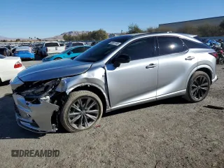 2025 Lexus RX with VIN 2T2BCMEAXSC021015, listed as a Copart auction lot 42031105 with 249 mi miles and Salvage Title. Bid and sale history available at carsss.com. Image 1.
