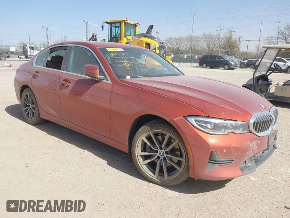 2022 BMW 3 Series 330i xDrive with VIN 3MW5R7J02N8C42866, listed as a IAAI auction lot 41704929 with 45,215 mi miles. Bid and sale history available at carsss.com. Image 1.