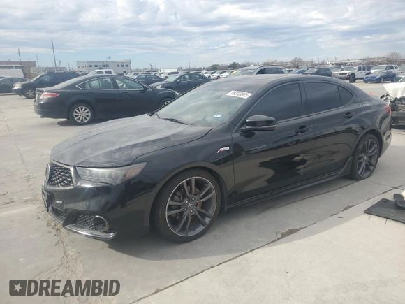 2019 Acura TLX w/A-Spec Pkg with VIN 19UUB2F6XKA004297, listed as a Copart auction lot 89343005 with 112,572 mi miles and Clean Title. Bid and sale history available at carsss.com. Image 1.