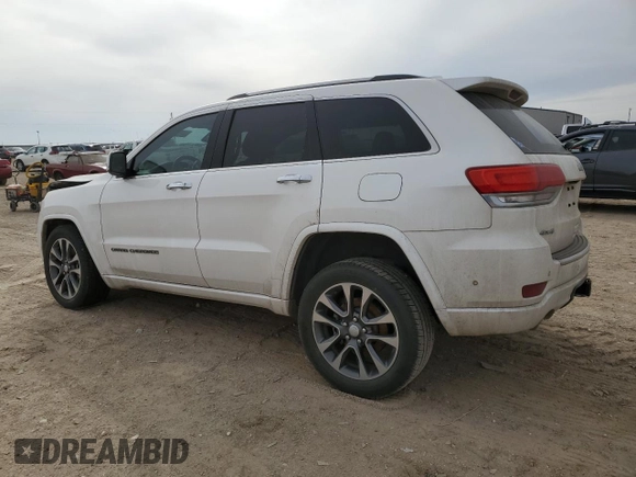2017 Jeep Grand Cherokee Overland with VIN 1C4RJFCT6HC626918, listed as a Copart auction lot 44758135 with 85,112 mi miles and Salvage Title. Bid and sale history available at carsss.com. Image 2.