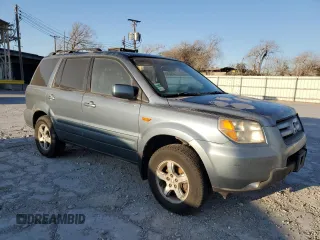 2006 Honda Pilot EX-L with VIN 2HKYF18786H554892, listed as a Copart auction lot 47960915 with 222,377 mi miles and Clean Title. Bid and sale history available at DreamBid. Image 4.
