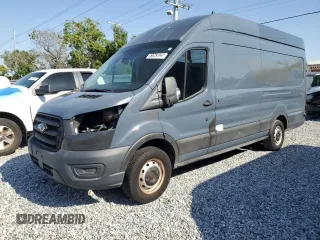 2020 Ford Transit Cargo with VIN 1FTBR3X83LKA72217, listed as a Copart auction lot 51343525 with 70,725 mi miles and Salvage Title. Bid and sale history available at carsss.com. Image 1.