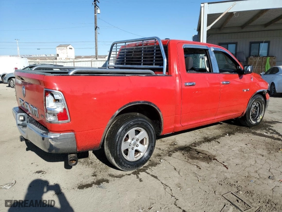 2009 Dodge Ram 1500 SLT with VIN 1D3HB13P09J523691, listed as a Copart auction lot 77484554 with 164,949 mi miles and Salvage Title. Bid and sale history available at carsss.com. Image 3.