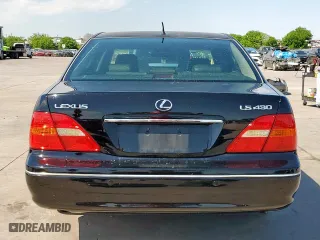 2003 Lexus LS 430 with VIN JTHBN30F530116362, listed as a Copart auction lot 52975725 with 254,221 mi miles and Salvage Title. Bid and sale history available at carsss.com. Image 6.