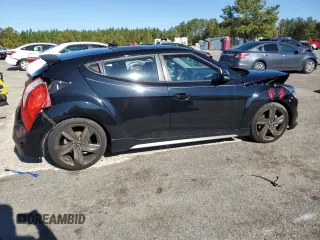 2015 Hyundai Veloster Turbo with VIN KMHTC6AE3FU241078, listed as a Copart auction lot 87422864 with Not provided miles and Salvage title. Bid and sale history available at DreamBid. Image 3.