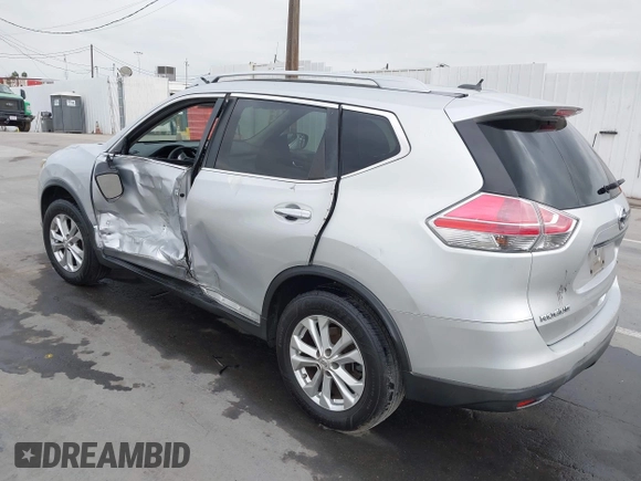2014 Nissan Rogue SV with VIN 5N1AT2ML9EC860640, listed as a IAAI auction lot 42104247 with 155,929 mi miles and . Bid and sale history available at DreamBid. Image 3.