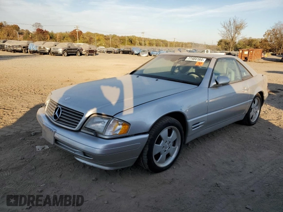 1999 Mercedes-Benz SL-Class with VIN WDBFA68F7XF178125, listed as a Copart auction lot 77404164 with 0 mi miles and Clean Title. Bid and sale history available at carsss.com. Image 1.