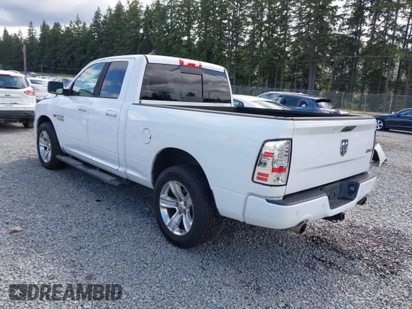 2014 Ram 1500 Sport with VIN 1C6RR7HT4ES178078, listed as a IAAI auction lot 42542584 with 136,468 mi miles and . Bid and sale history available at DreamBid. Image 3.