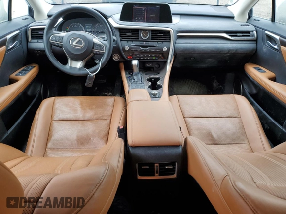 2022 Lexus RX 350 with VIN 2T2HZMDA0NC349008, listed as a Copart auction lot 54544305 with 47,138 mi miles and Salvage title. Bid and sale history available at DreamBid. Image 8.