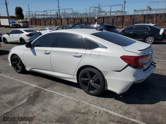 2022 Honda Accord Sedan Sport SE with VIN 1HGCV1F40NA086363, listed as a Copart auction lot 50274295 with 50,825 mi miles and Salvage Title. Bid and sale history available at carsss.com. Image 2.