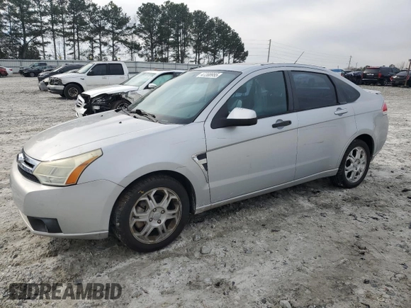 2008 Ford Focus SE with VIN 1FAHP35NX8W219776, listed as a Copart auction lot 47208955 with 150,598 mi miles and Salvage Title. Bid and sale history available at DreamBid. Image 1.