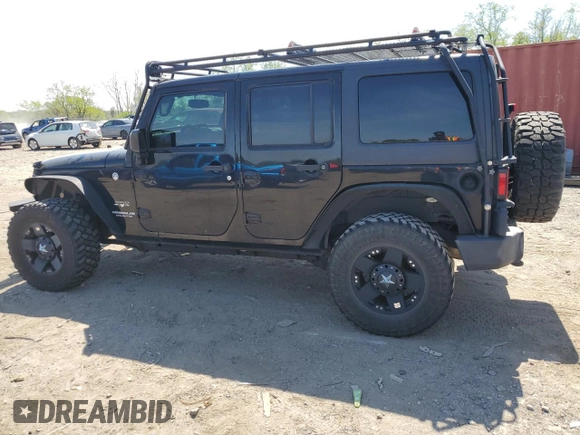 2017 Jeep Wrangler Unlimited Sahara with VIN 1C4BJWEG1HL541650, listed as a Copart auction lot 54393255 with 184,323 mi miles and Clean title. Bid and sale history available at DreamBid. Image 2.