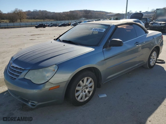 2008 Chrysler Sebring LX with VIN 1C3LC45K38N231113, listed as a Copart auction lot 83812664 with 259,250 mi miles and Clean Title. Bid and sale history available at carsss.com. Image 1.