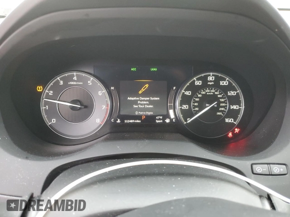 2020 Acura RDX Advance with VIN 5J8TC2H7XLL022755, listed as a Copart auction lot 81921734 with 112,489 mi miles and Salvage title. Bid and sale history available at DreamBid. Image 9.