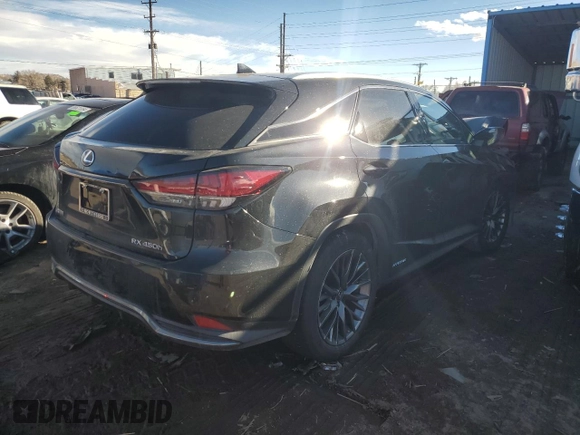 2020 Lexus RX with VIN 2T2YGMDA0LC054347, listed as a Copart auction lot 38492634 with 0 mi miles. Bid and sale history available at carsss.com. Image 3.