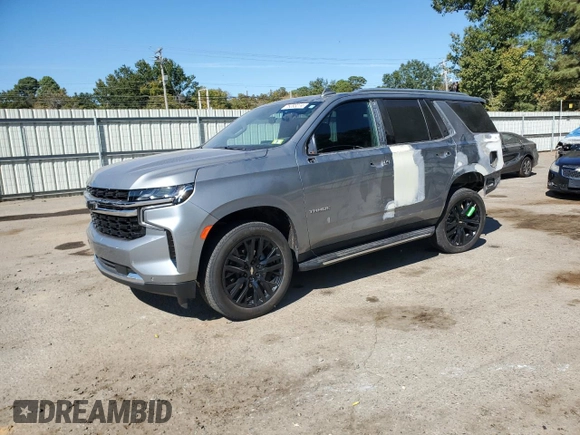2023 Chevrolet Tahoe LS z VIN 1GNSCMKDXPR198087, wystawiony jako Copart lot #75393274 z przebiegiem 50 764 mil mil oraz Szkoda całkowita • Salvage title. Historia ofert i sprzedaży dostępna na DreamBid. Obrazek 1.