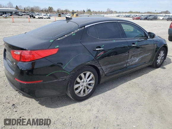 2015 Kia Optima EX with VIN 5XXGN4A72FG517116, listed as a Copart auction lot 48728505 with 140,351 mi miles and Salvage Title. Bid and sale history available at carsss.com. Image 3.