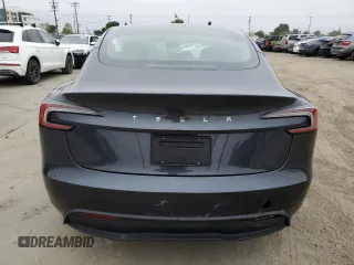2024 Tesla Model 3 with VIN 5YJ3E1EA3RF737102, listed as a Copart auction lot 55321685 with 9,638 mi miles and Salvage Title. Bid and sale history available at carsss.com. Image 6.