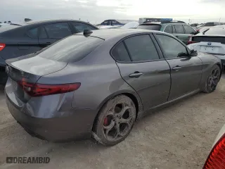 2018 Alfa Romeo Giulia with VIN ZARFAEBN3J7595289, listed as a Copart auction lot 76635464 with 0 mi miles and Non Repairable. Bid and sale history available at carsss.com. Image 3.