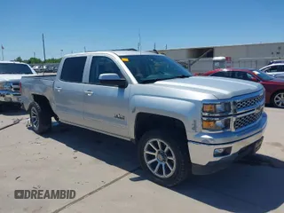 2015 Chevrolet Silverado 1500 LT with VIN 3GCPCRECXFG444827, listed as a IAAI auction lot 41928564 with 146,167 mi miles and . Bid and sale history available at DreamBid. Image 1.