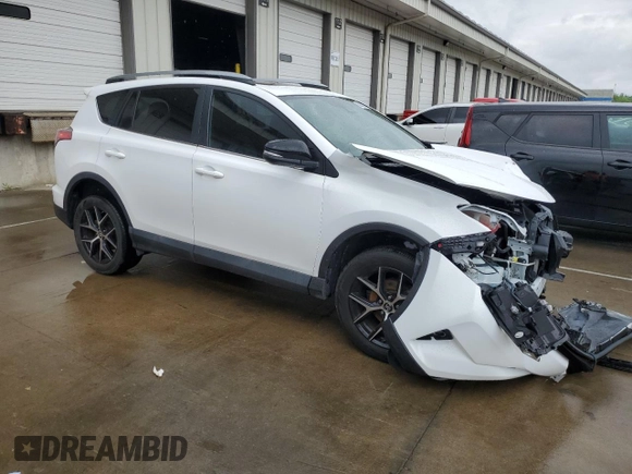 2018 Toyota RAV4 SE with VIN 2T3NFREV5JW416779, listed as a Copart auction lot 60283105 with 64,255 mi miles and Salvage title. Bid and sale history available at DreamBid. Image 4.