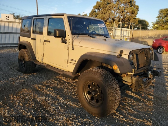 2018 Jeep Wrangler JK Unlimited Sport S with VIN 1C4BJWDG3JL907051, listed as a Copart auction lot 80491674 with 69,868 mi miles and Salvage Title. Bid and sale history available at carsss.com. Image 4.