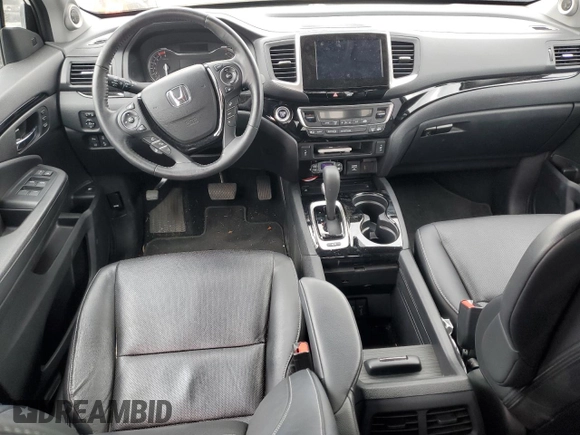 2019 Honda Ridgeline RTL-E z VIN 5FPYK3F75KB001806, wystawiony jako Copart lot #43178765 z przebiegiem 44 939 mil mil oraz Czysty tytuł • Clean title. Historia ofert i sprzedaży dostępna na DreamBid. Obrazek 8.