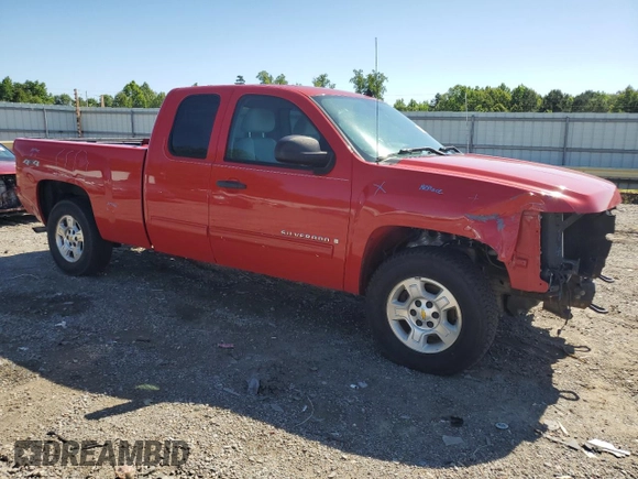 2009 Chevrolet Silverado 1500 LT with VIN 1GCEK29J59Z277579, listed as a Copart auction lot 57844054 with 237,306 mi miles and Salvage Title. Bid and sale history available at carsss.com. Image 4.