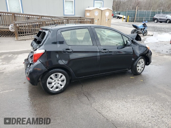 2013 Toyota Yaris L with VIN JTDKTUD32DD549189, listed as a Copart auction lot 53507915 with 0 mi miles and Salvage Title. Bid and sale history available at carsss.com. Image 3.