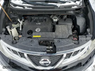 2012 Nissan Murano LE with VIN JN8AZ1MWXCW202607, listed as a Copart auction lot 43558685 with 143,880 mi miles and Salvage Title. Bid and sale history available at carsss.com. Image 12.