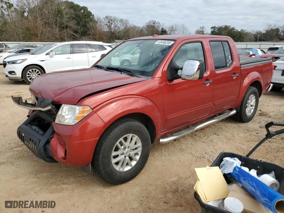 2014 Nissan Frontier SV with VIN 1N6AD0ER3EN734090, listed as a Copart auction lot 43496295 with 101,682 mi miles and Salvage Title. Bid and sale history available at carsss.com. Image 1.