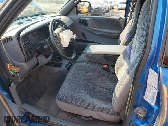 1998 Dodge Dakota SLT with VIN 1B7GG22X3WS743975, listed as a Copart auction lot 74474074 with Not Provided miles and Clean Title. Bid and sale history available at DreamBid. Image 7.