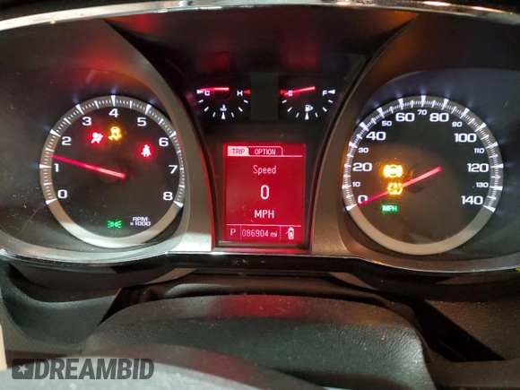 2016 GMC Terrain SLE with VIN 2GKFLSEK3G6129105, listed as a Copart auction lot 47785165 with 86,904 mi miles and Salvage Title. Bid and sale history available at DreamBid. Image 9.