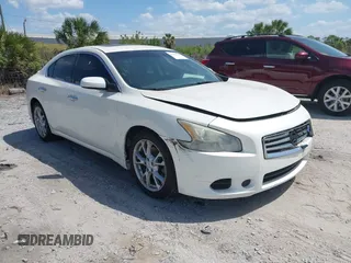 2012 Nissan Maxima S with VIN 1N4AA5APXCC820265, listed as a IAAI auction lot 41921456 with 196,097 mi miles and . Bid and sale history available at DreamBid. Image 1.