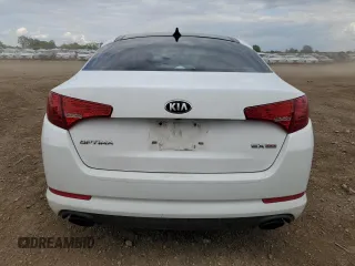 2013 Kia Optima EX with VIN 5XXGN4A78DG124542, listed as a Copart auction lot 59012495 with 167,908 mi miles and Salvage title. Bid and sale history available at DreamBid. Image 6.