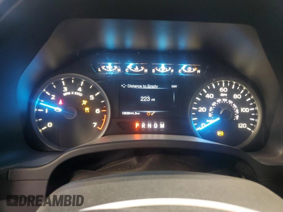 2018 Ford F-150 XL with VIN 1FTEW1EP1JFC00903, listed as a Copart auction lot 52090235 with 83,644 mi miles and Salvage Title. Bid and sale history available at carsss.com. Image 9.