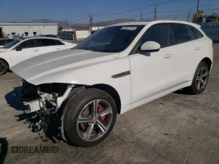 2020 Jaguar F-Pace S with VIN SADCM2FV5LA640658, listed as a Copart auction lot 78201744 with 51,188 mi miles and Salvage Title. Bid and sale history available at DreamBid. Image 1.