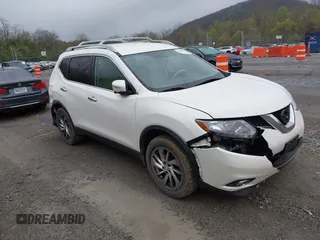 2014 Nissan Rogue SL with VIN 5N1AT2MV3EC834536, listed as a IAAI auction lot 41968924 with 55,676 mi miles. Bid and sale history available at carsss.com. Image 1.