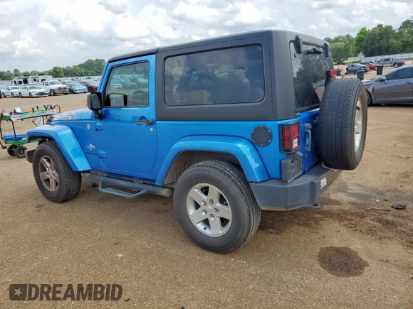 2014 Jeep Wrangler Sport z VIN 1C4AJWAG9EL235728, wystawiony jako Copart lot #59514355 z przebiegiem 66 928 mil mil oraz Szkoda całkowita • Salvage title. Historia ofert i sprzedaży dostępna na DreamBid. Obrazek 2.