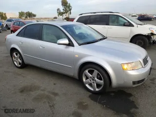 2005 Audi A4 1.8T with VIN WAUJC68EX5A065001, listed as a Copart auction lot 77533784 with 128,124 mi miles and Salvage Title. Bid and sale history available at carsss.com. Image 4.