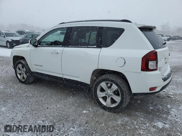 2016 Jeep Compass Latitude with VIN 1C4NJDEB0GD587940, listed as a Copart auction lot 51215595 with 190,386 mi miles and Clean Title. Bid and sale history available at carsss.com. Image 2.