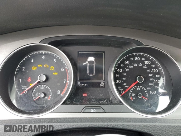 2017 Volkswagen Golf SportWagen S with VIN 3VWU17AU8HM544938, listed as a Copart auction lot 44472205 with 102,571 mi miles and Clean Title. Bid and sale history available at carsss.com. Image 9.