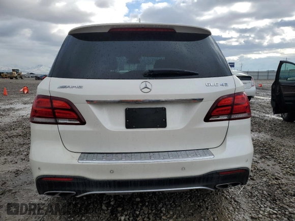 2018 Mercedes-Benz GLE 43 AMG with VIN 4JGDA6EB9JA996305, listed as a Copart auction lot 44538815 with 67,610 mi miles and Salvage Title. Bid and sale history available at DreamBid. Image 6.
