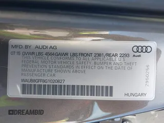2016 Audi A3 2.0T Premium with VIN WAUB8GFF8G1020827, listed as a IAAI auction lot 41931226 with 111,167 mi miles. Bid and sale history available at carsss.com. Image 9.